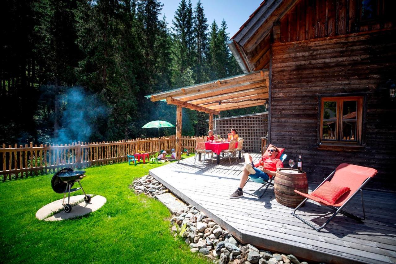 Naturpark Huette Mandl, Biobauernhof & Huettenurlaub Sankt Lambrecht Exterior foto